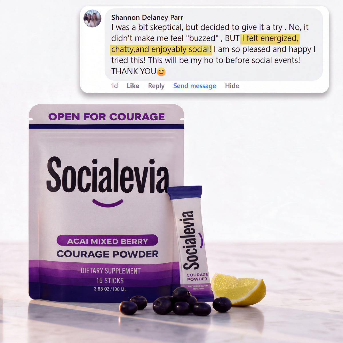 Social Lubricant Powder